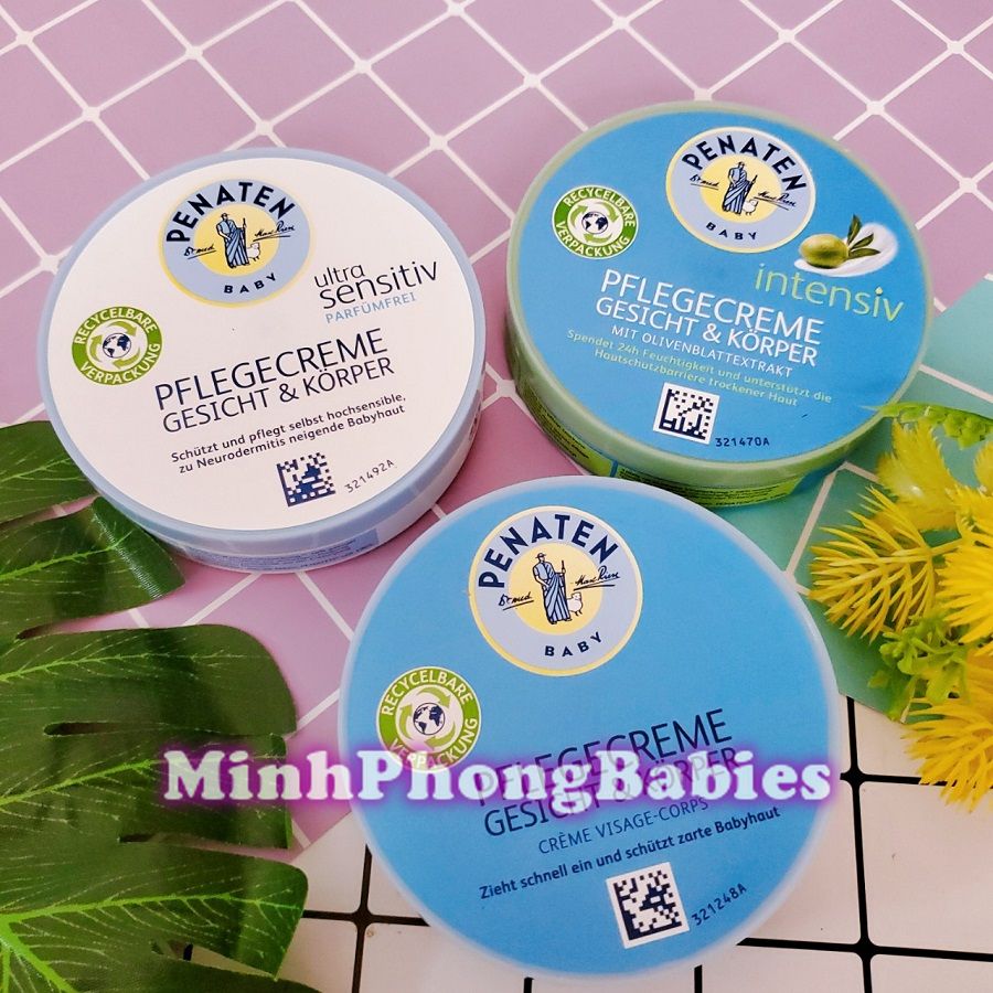 Kem dưỡng ẩm penaten cho trẻ sơ sinh 100ml
