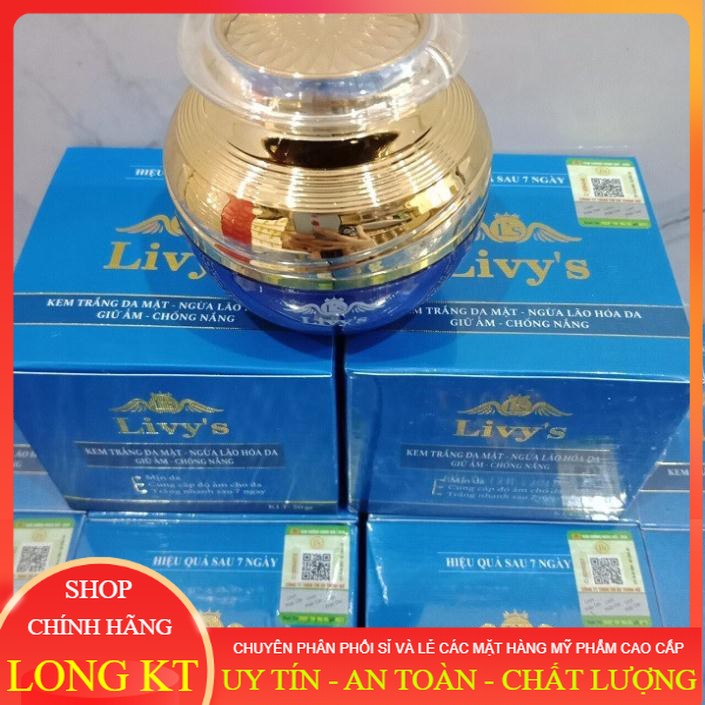 [ Face Livy's - Chính hãng 100% ] Kem Face Xanh Livy's Thái lan 20gr  CÔNG DỤNG KEM FACE NGỪA LÃO HÓA-TRẮNG DA–GIỮ ẨM-CHỐNG NẮNG