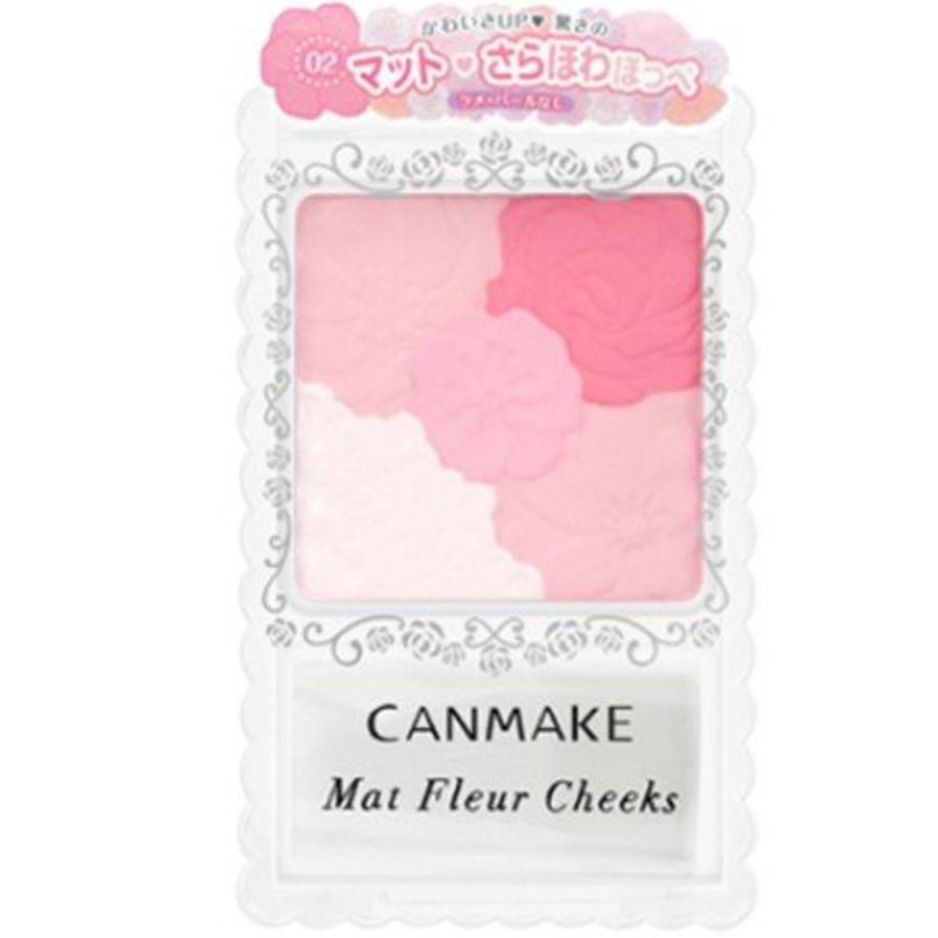 Phấn má Canmake Mat Fleur Cheeks No.02 (màu 02)- 4g
