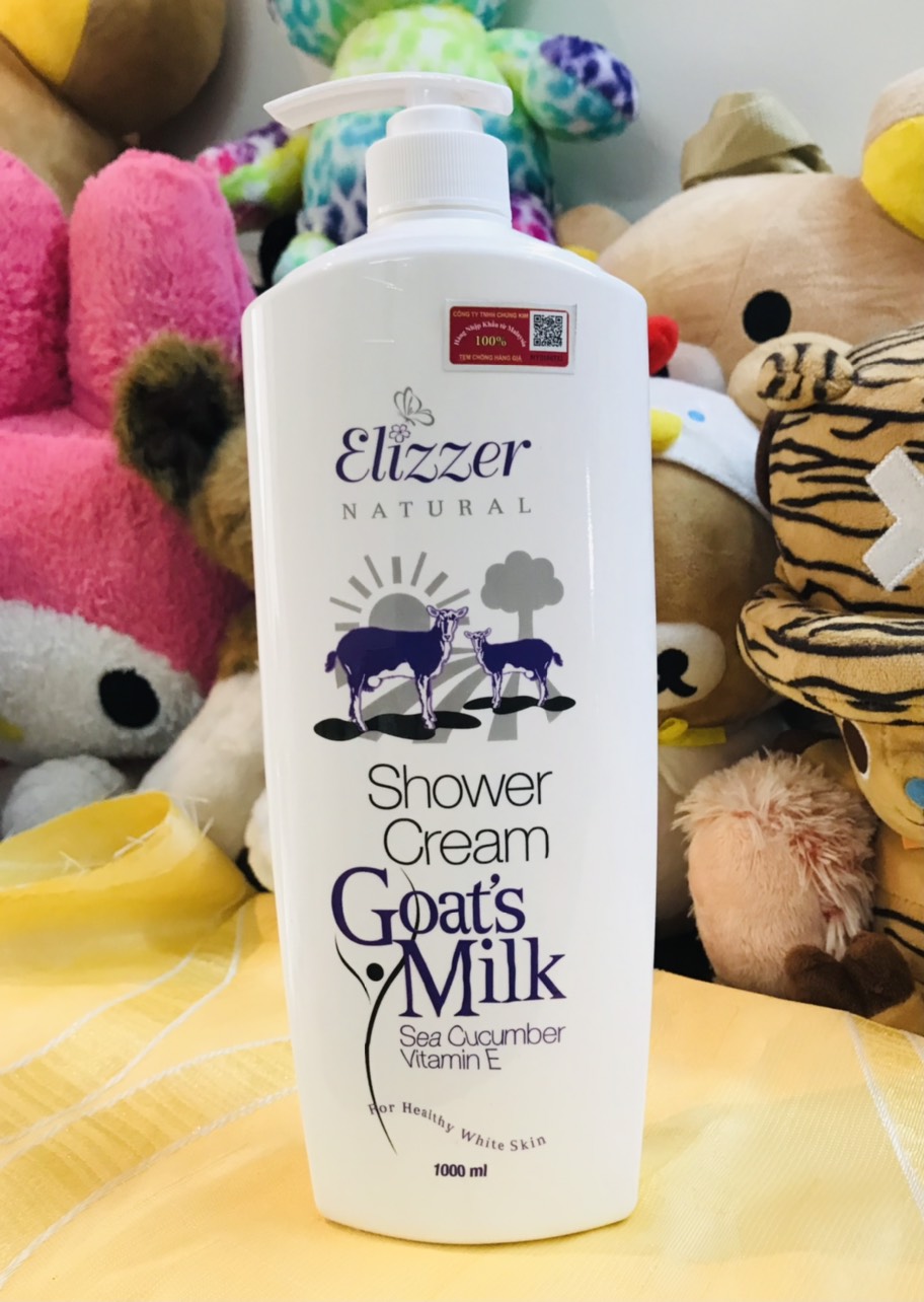 Sữa tắm elizzer_ goats milk - tinh chất sữa dê - malaysia