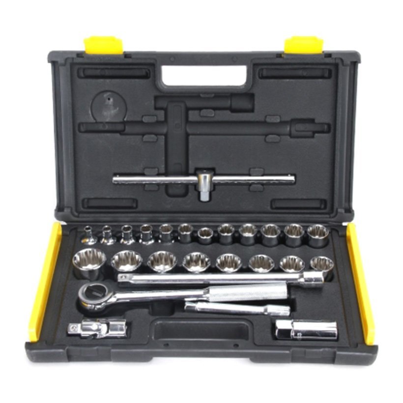 Bộ khẩu hệ 1/2 12 cạnh 27 chi tiết 1/4 đến 1-1/4 stanley 86-478