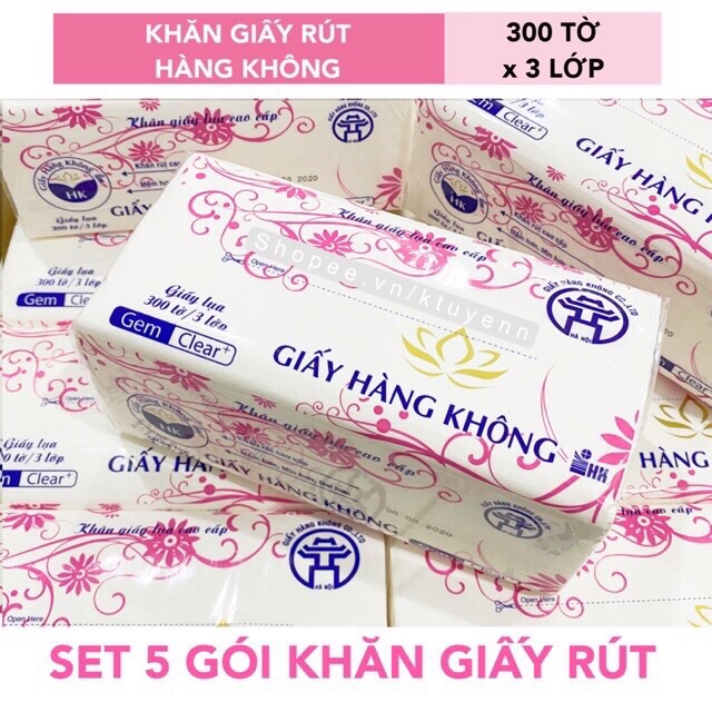 Giấy rút lụa 3 lớp mềm mịn