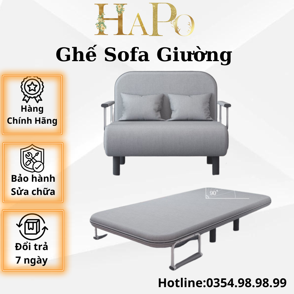 Ghế sofa giường đơn thông minh có thể gấp gọn-giường gấp,ghế sofa lười 2 trong 1