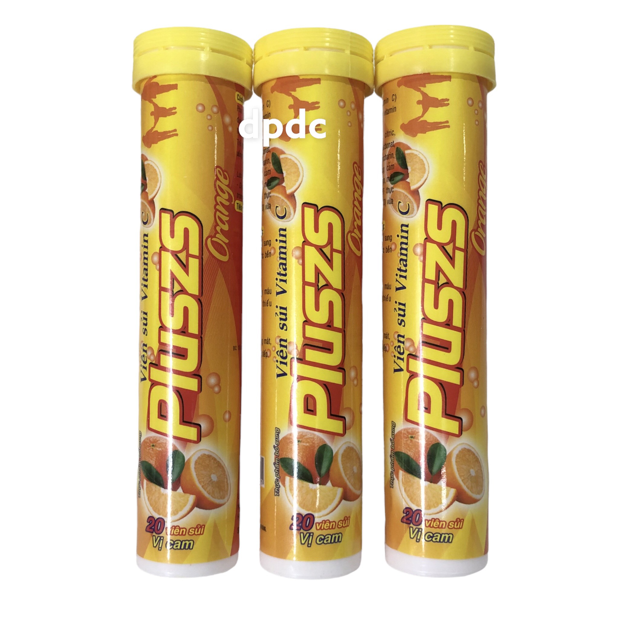 Viên sủi pluszs orange vị cam - hỗ trợ tăng cường sức khỏe & nâng cao sức đề kháng cho cơ thể