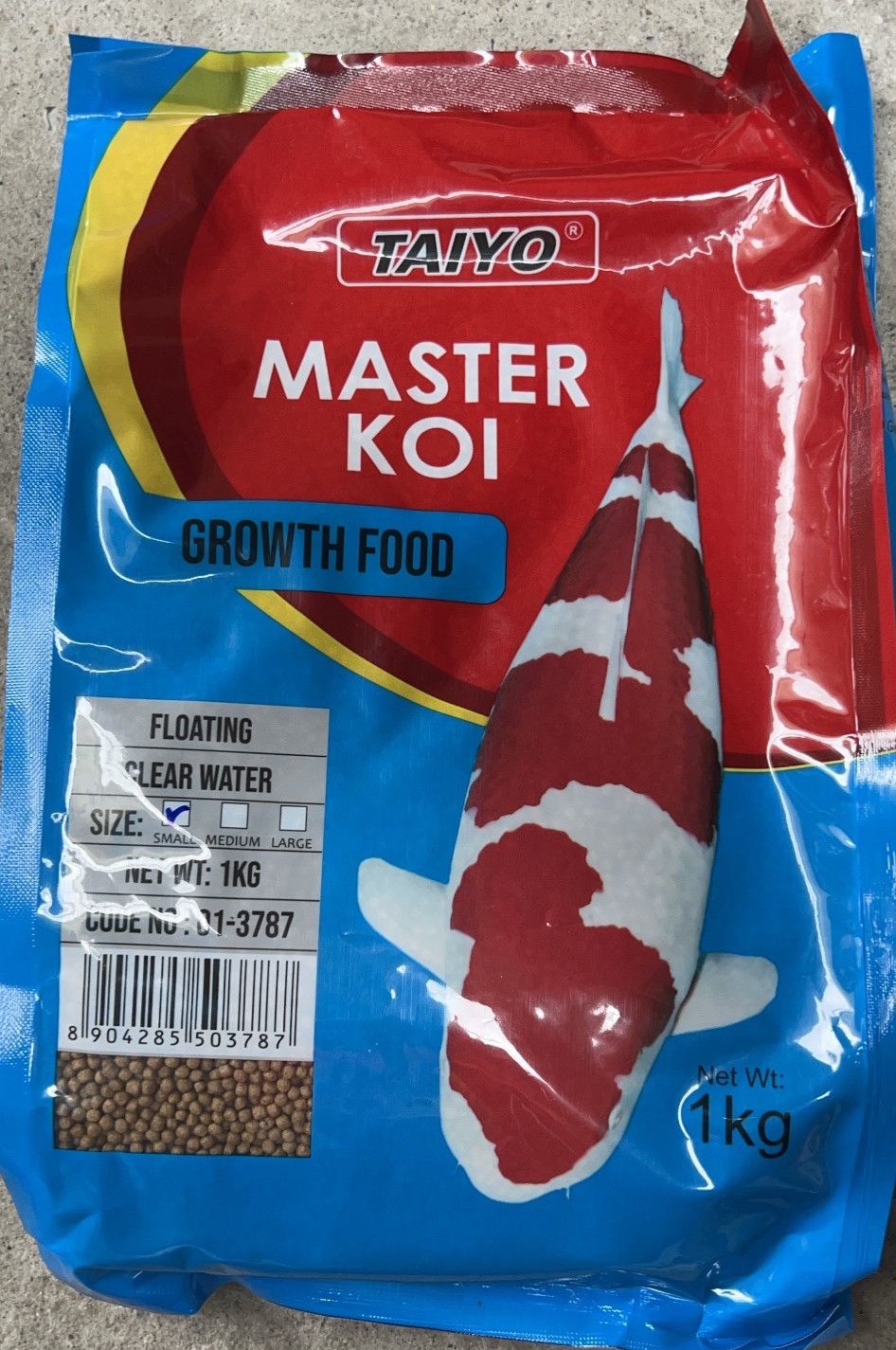 Thức Ăn Cá cảnh Master KOI xuất xứ Ấn Độ nhiều size hạt cho cá KOI, cá cảnh, GÓI 1KG