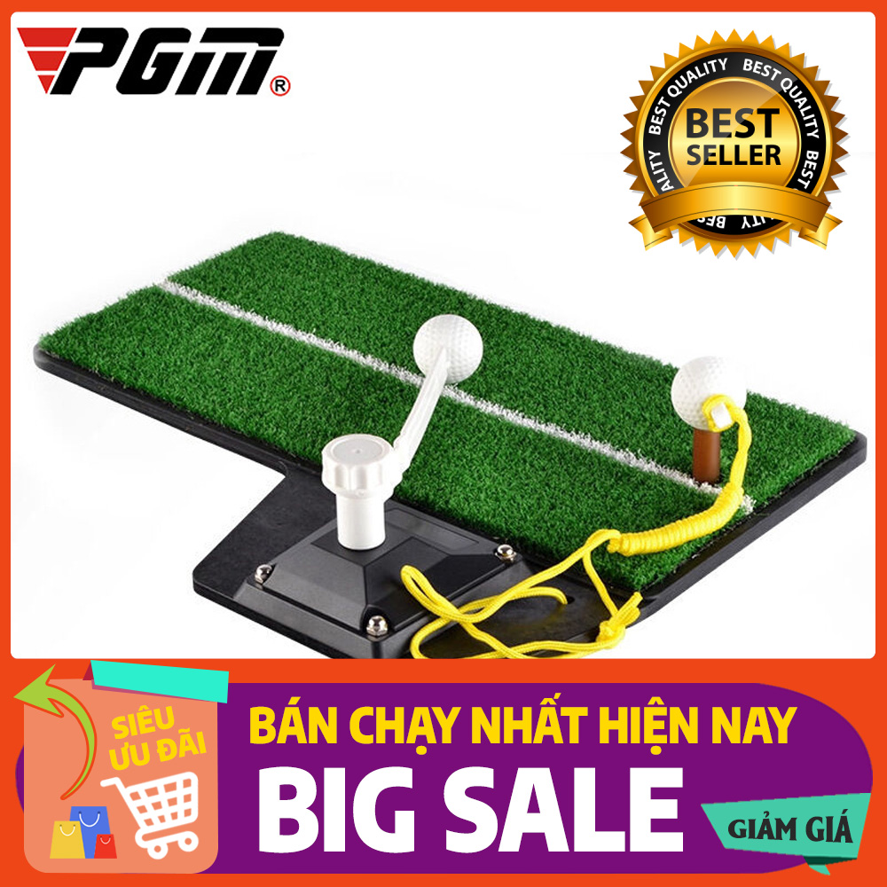 Thảm tập Golf Swing Mat chính hãng PGM tặng kèm tee và bóng nhựa, tập chơi golf tại nhà swing golf