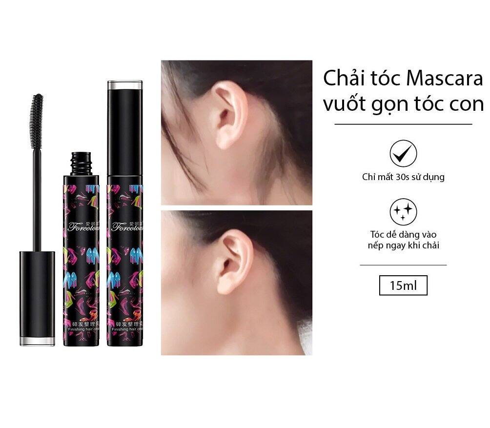 Mascara chải tóc, Chuốt tóc con FORCOLOR cố định tóc con, giúp tóc con vào nếp, không gây bết tóc 13ml/cây