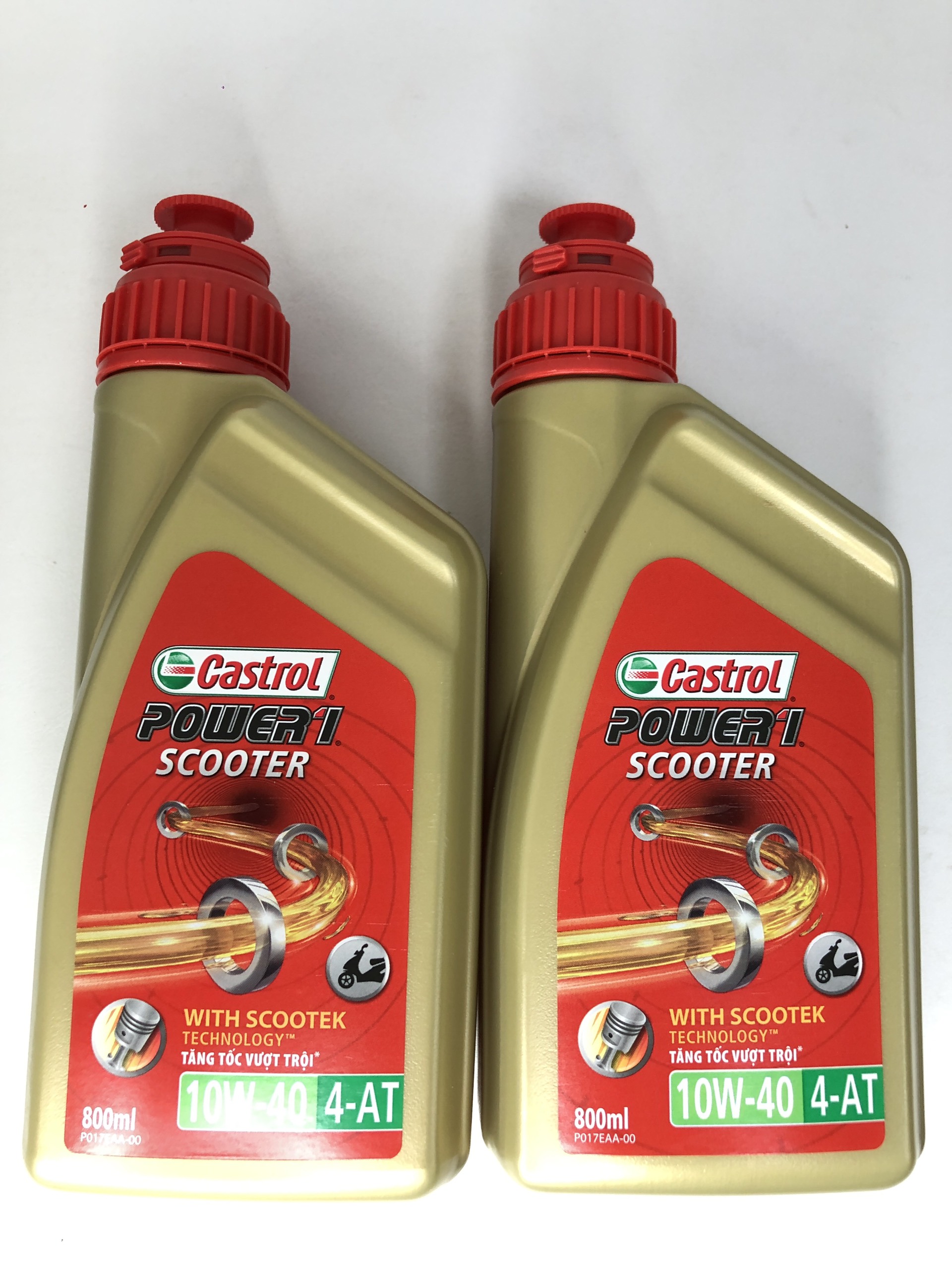 Dầu nhớt xe ga Castrol Power 1 Scooter Mẫu mới 2021