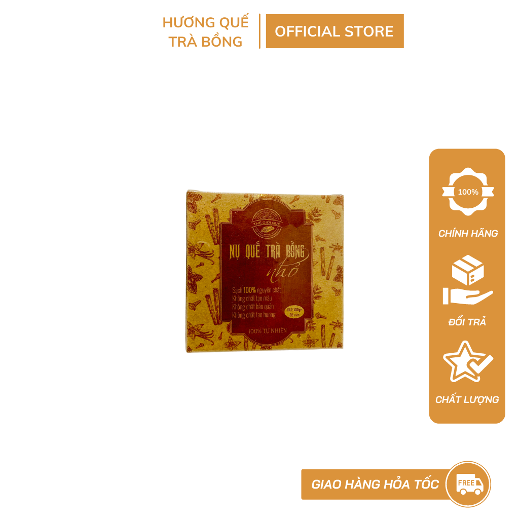 Nhang Nụ Hương Quế Trà Bồng Loại Lớn 24 Viên