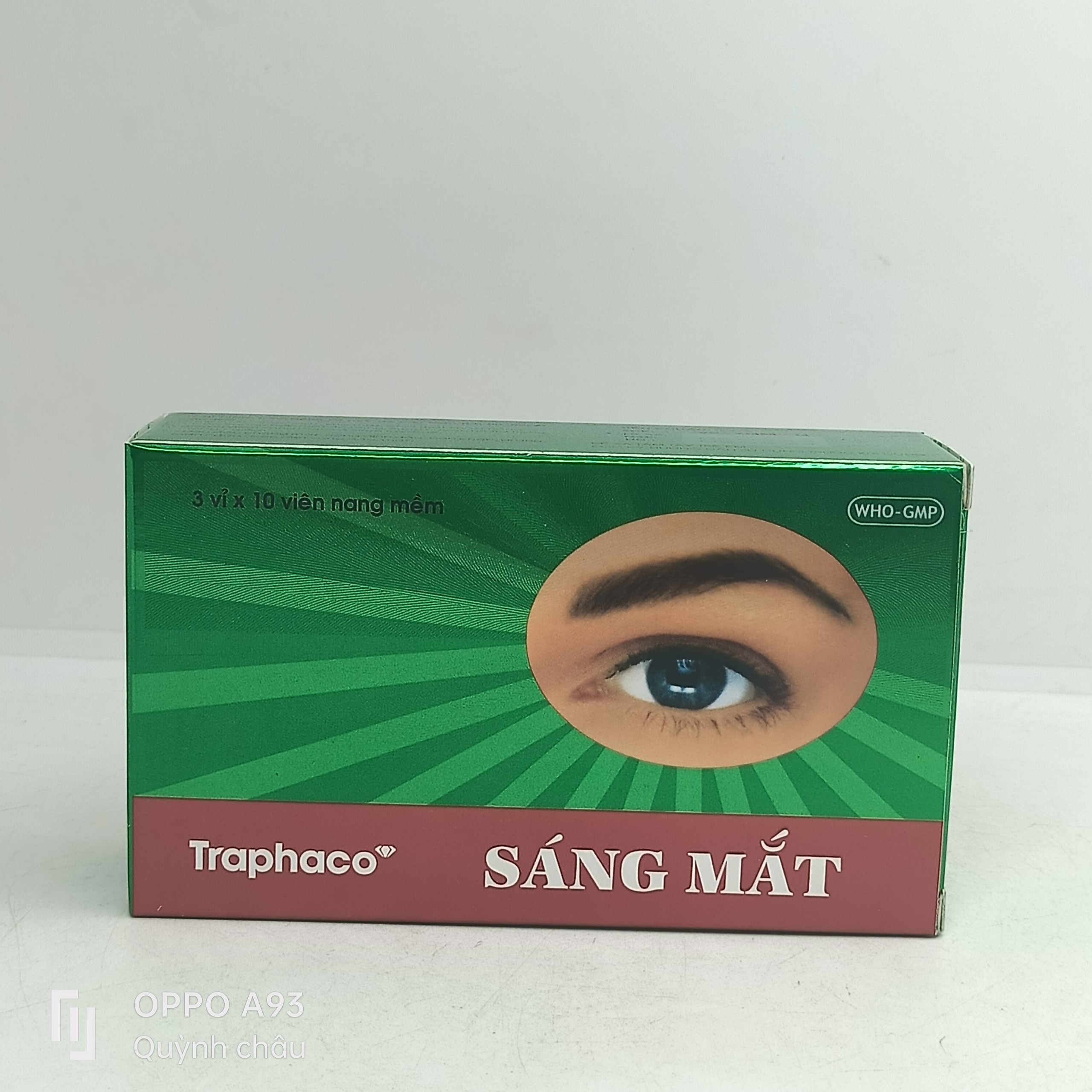 Viên nang mềm sáng mắt traphaco hộp 3 vỉ x 10 viên