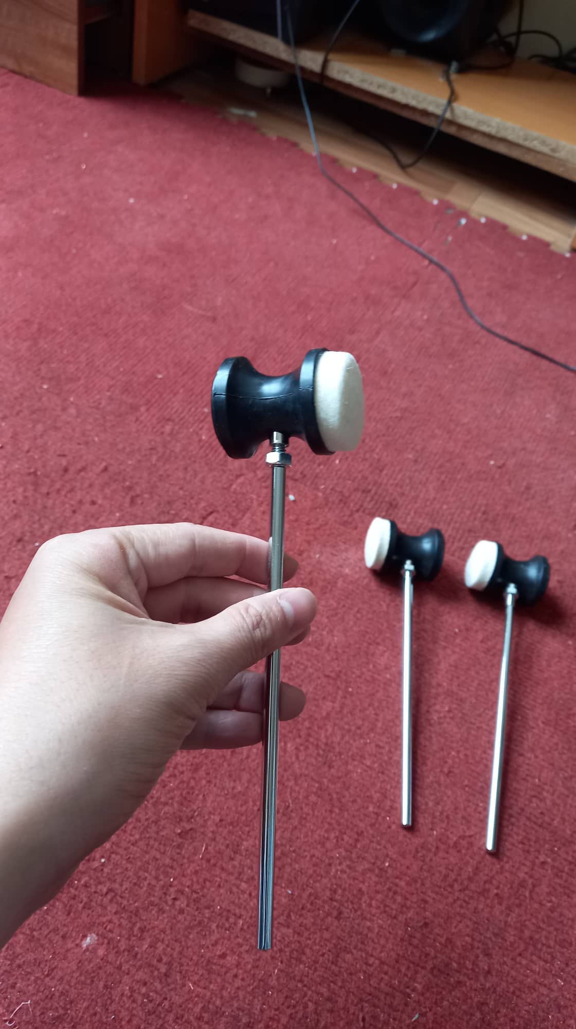 1 búa trống bass búa đập bàn đạp chân trống. phụ kiện trống