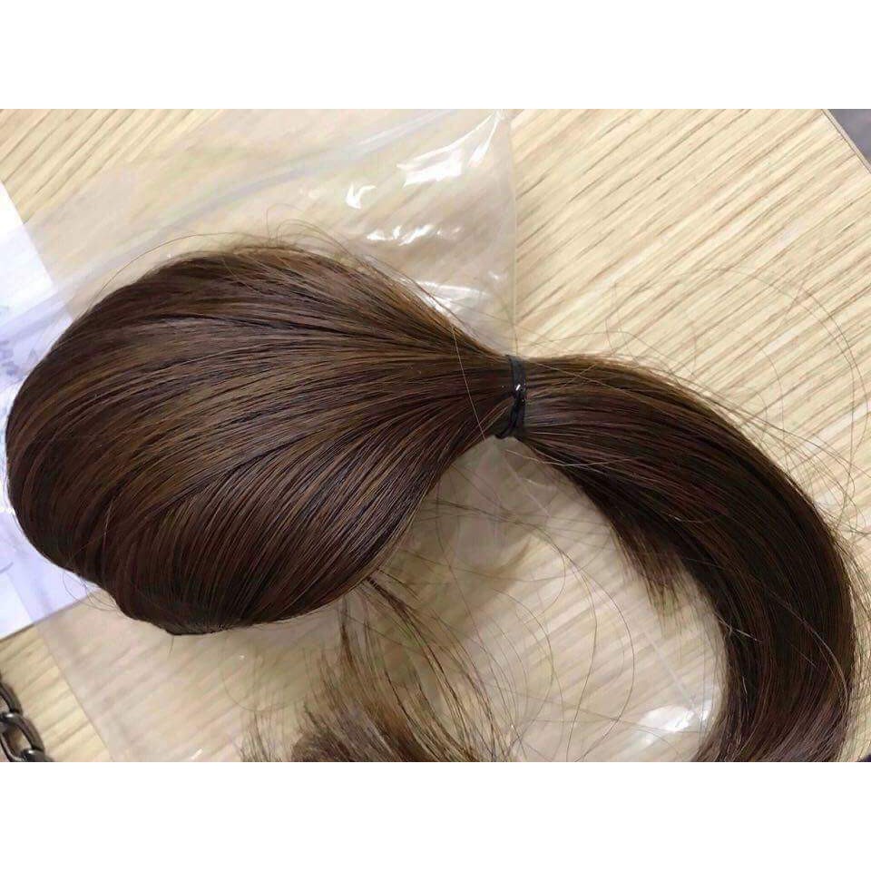 Tóc giả kẹp phồng mái CAO CẤP, tóc độn mái dài 30 cm. Mái phồng tóc giả sang chảnh, tự nhiên như tóc .t.h.ậ.t.