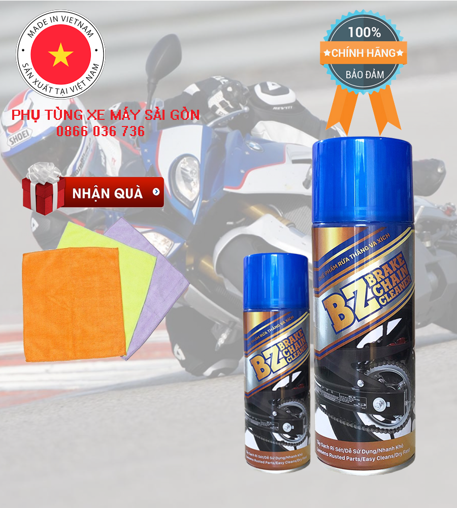 Rửa sên BZ Brake Chain Cleaner 600ml