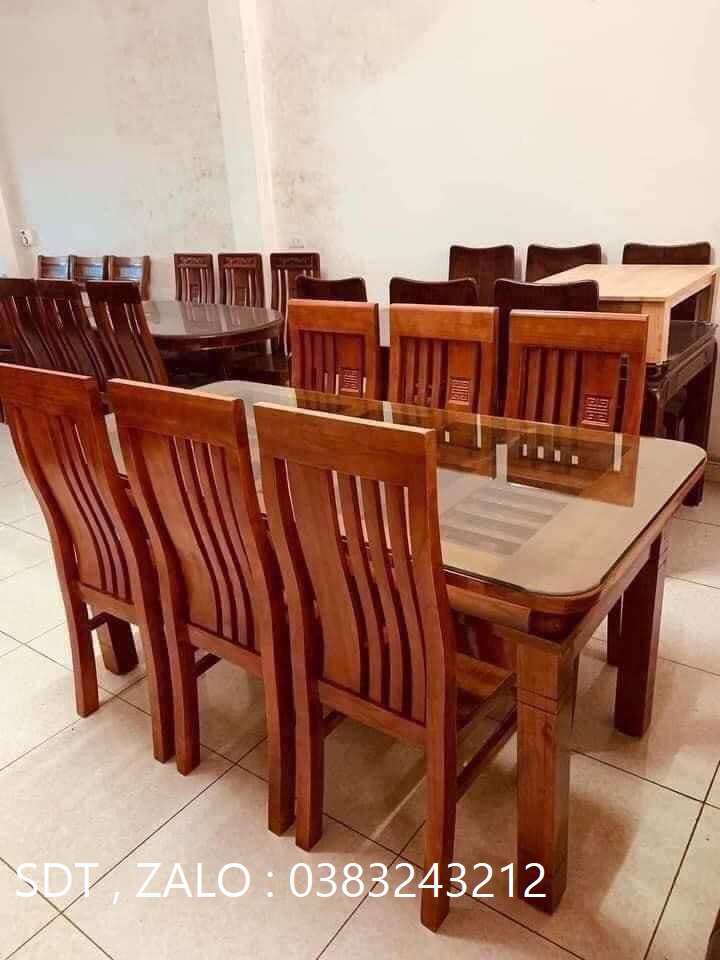 bàn ăn gỗ xoan đào ghế ăn gỗ xoan đào phòng khách phòng ăn