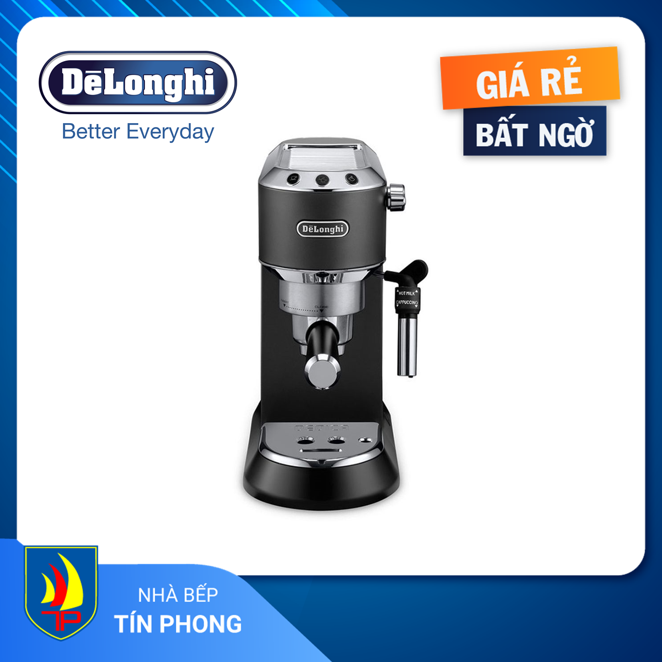MÁY PHA CÀ PHÊ DELONGHI EC685.BK