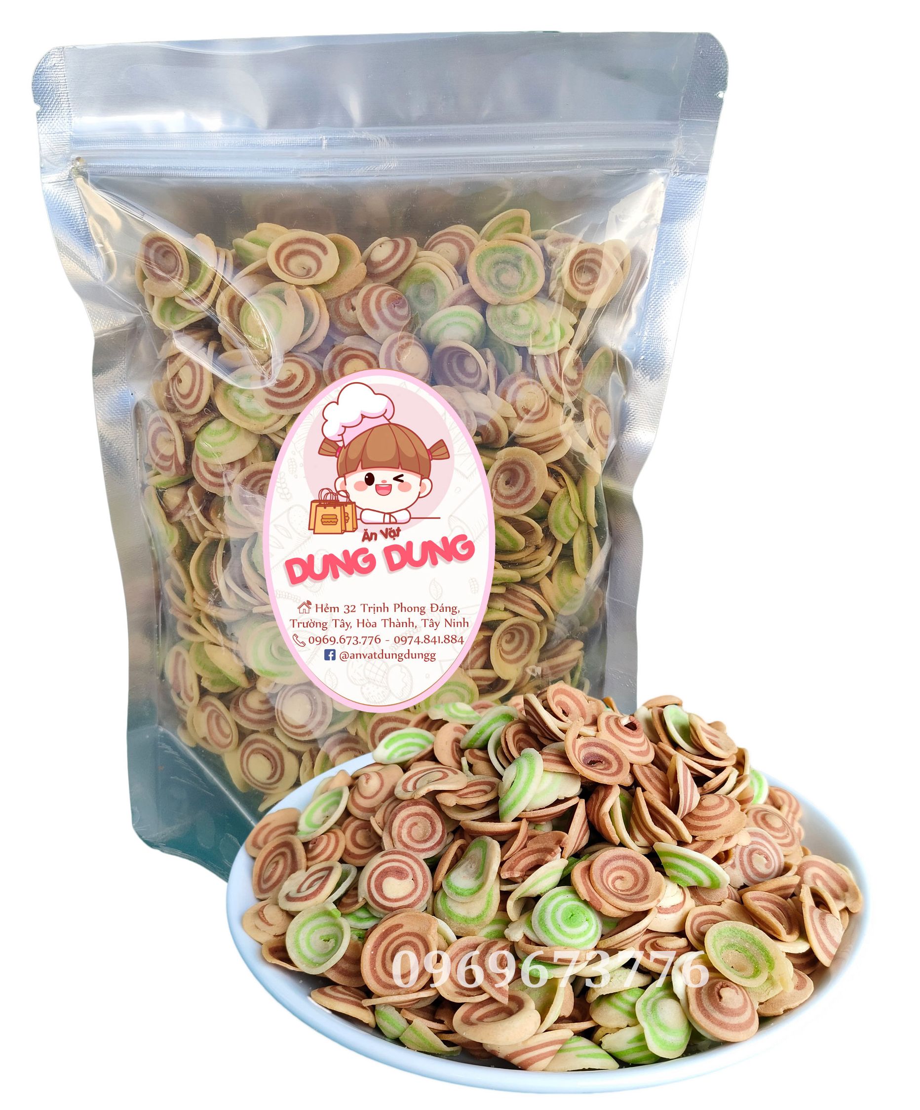 Bánh tai heo nhí mix vị truyền thống, trà xanh 200g/500g/1kg - đồ ăn vặt -  thực phẩm đóng gói đóng hộp ăn liền