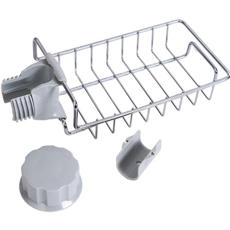 Khay inox gắn vòi rửa chén