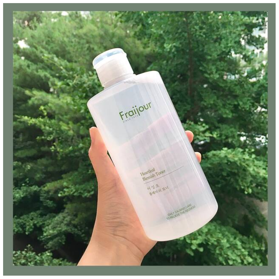 T9.2024 Toner Diếp Cá FRAIJOUR Heartleaf Blemish Làm Dịu Cấp Ẩm Làm Sạch Da