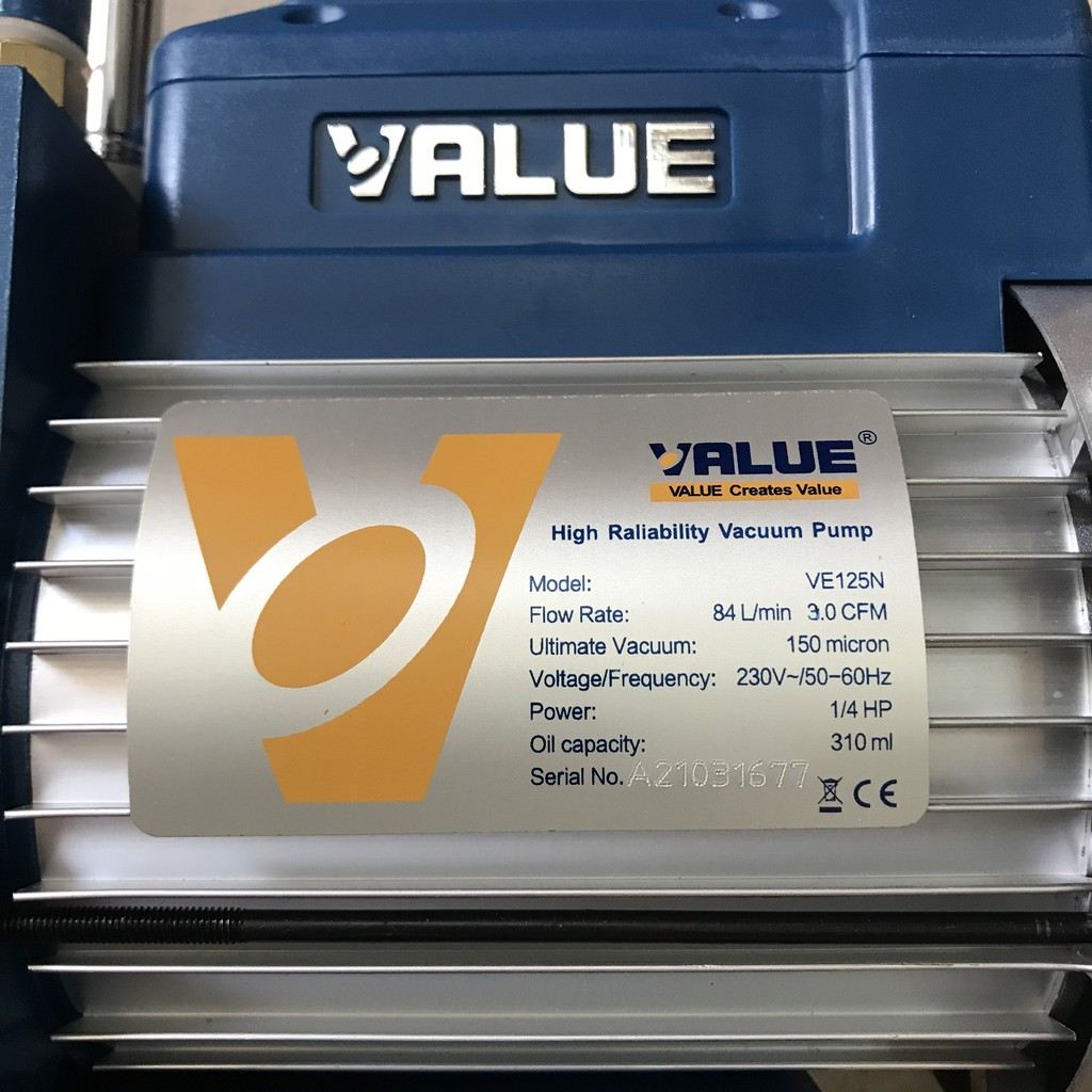 Máy hút chân không điều hòa máy lạnh value 3.0 cfm