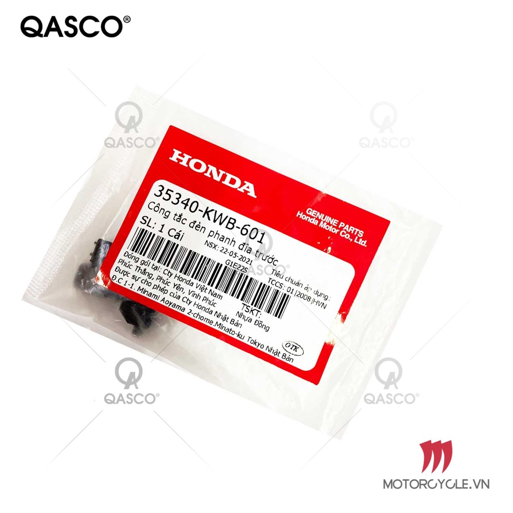 Công tắc đèn phanh đĩa trước honda future, lead, wave, winner, qasco