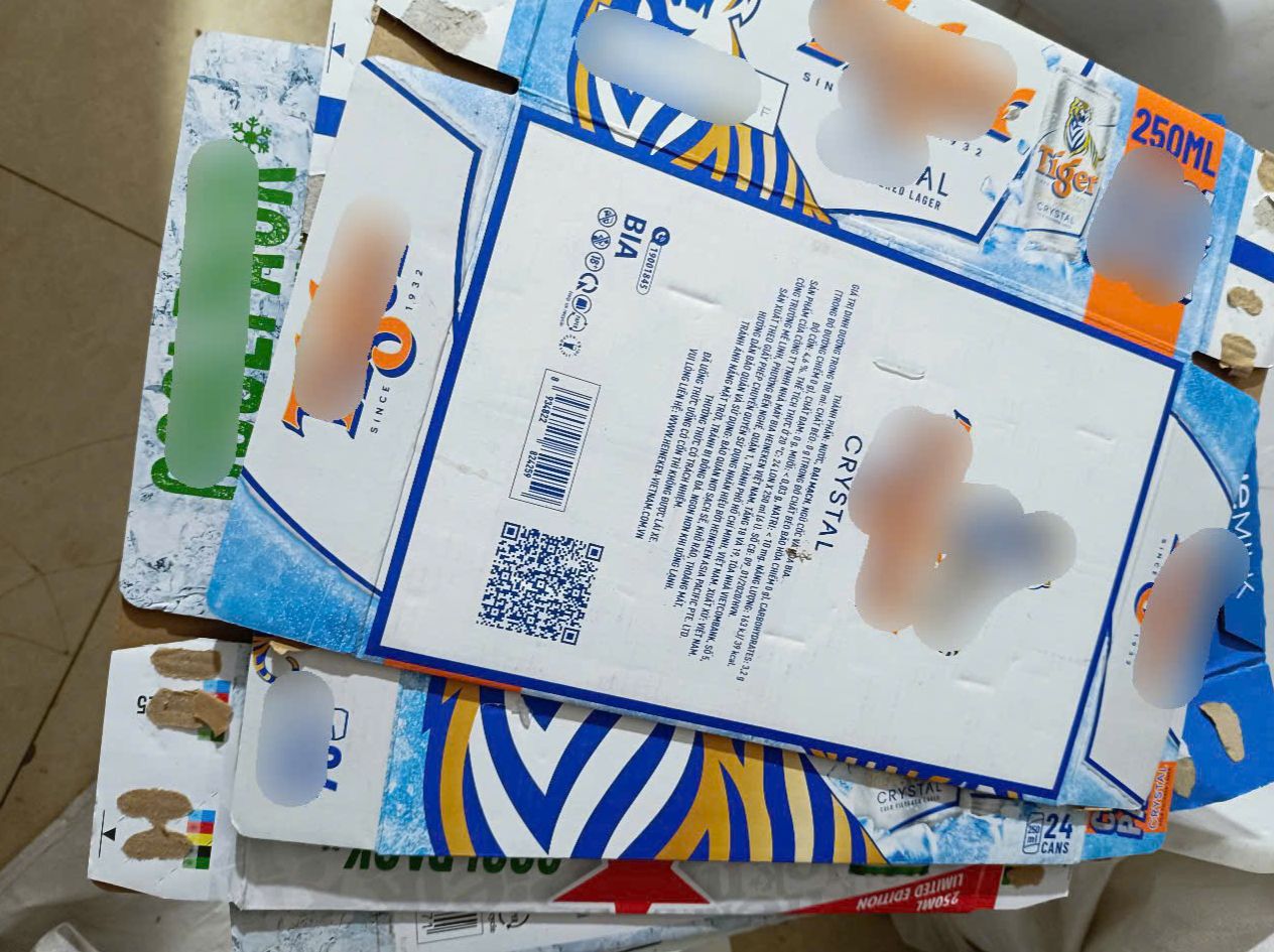 1Kg giấy thùng bia, thùng nước ngọt dùng để đóng gói hàng dễ dàng (sạch sẽ, tiện lợi)