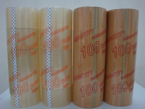 Băng keo 100 yard 4f8 trong / đục - băng dính 100 yard 4f8 trong / đục