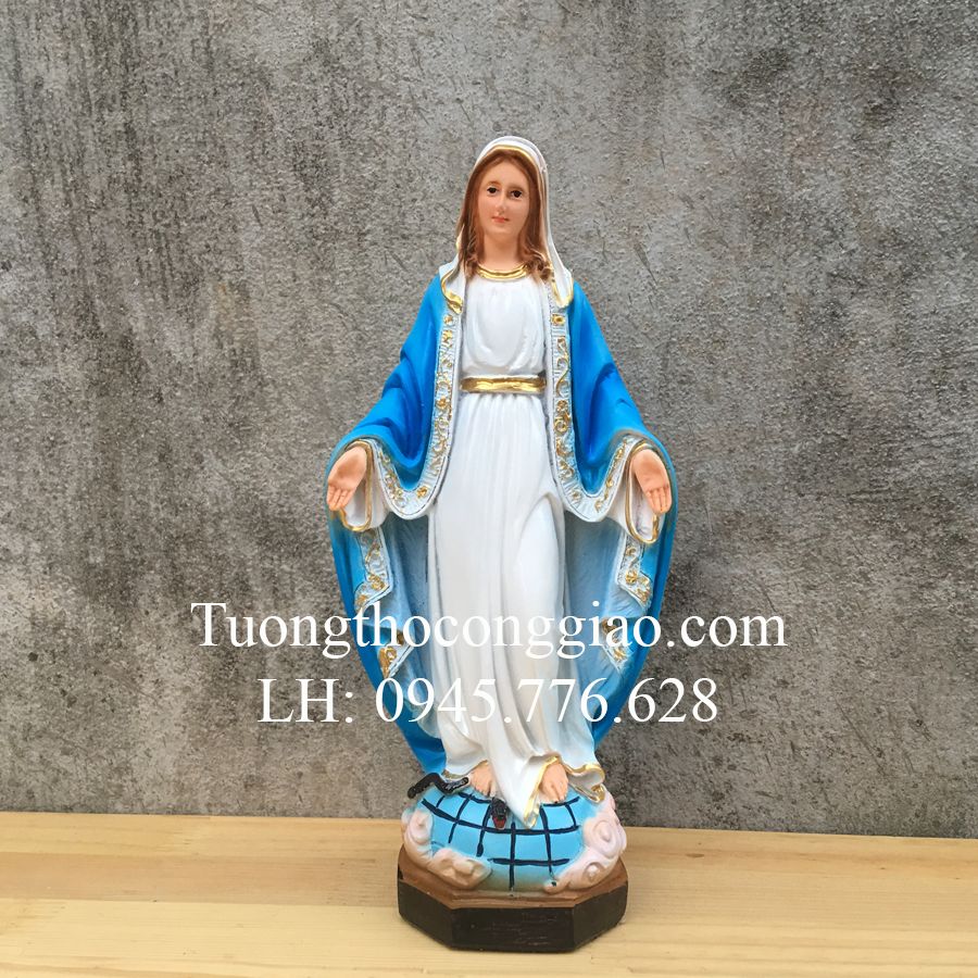 Tượng Đức Mẹ Ban Ơn 30cm