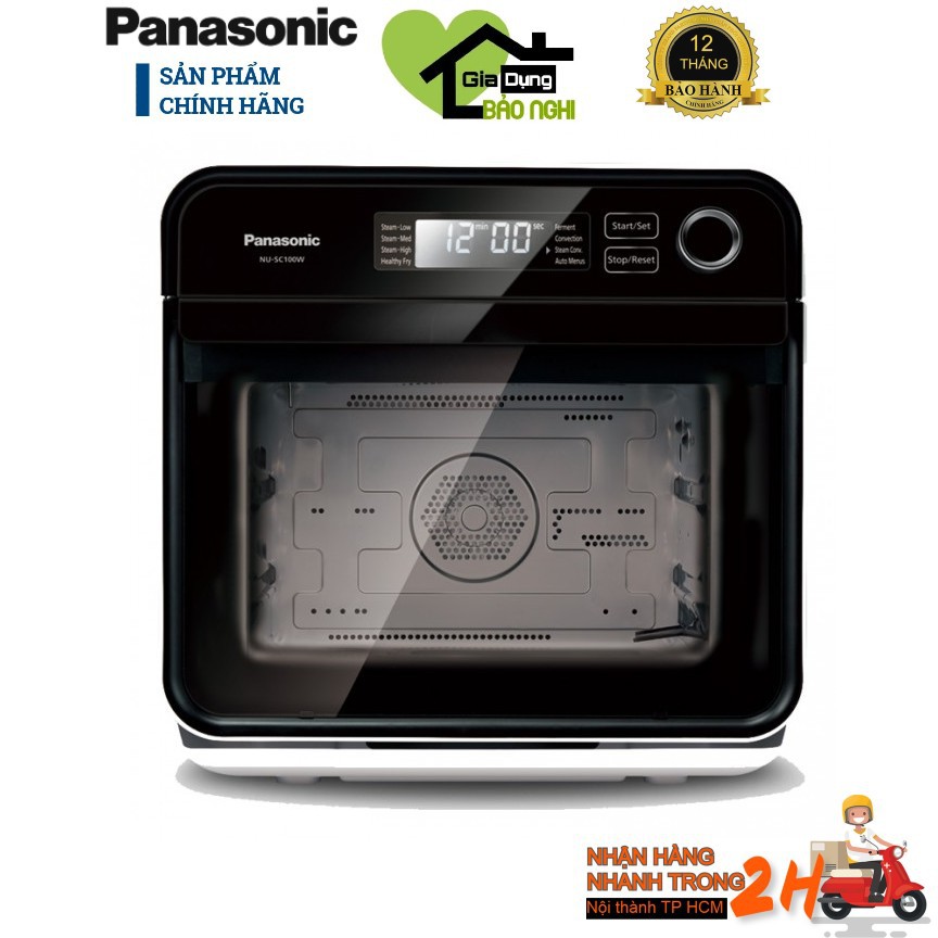Lò hấp nướng đối lưu panasonic nu sc100wyue hàng chính hãng