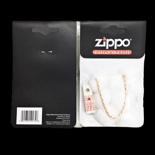 Bông Gòn Thay Zippo ( Tặng Kèm Chặn Xăng Và Bấc) ( Không Xăng)