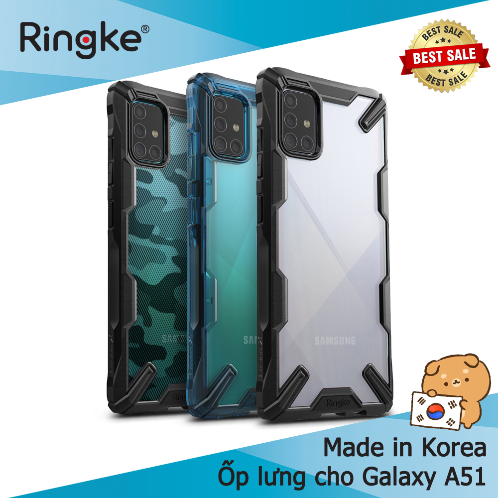 Ốp lưng Galaxy A51 Ringke Fusion X Hàn Quốc (Ringke Fusion X Case for Galaxy A51)
