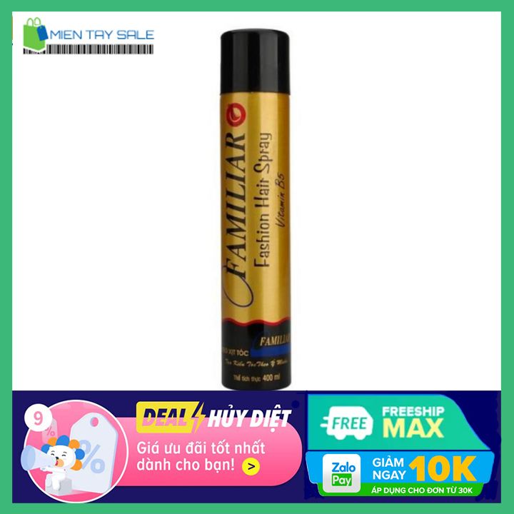 Keo xịt tóc tạo kiểu familiar 400 ml-miền tây sale