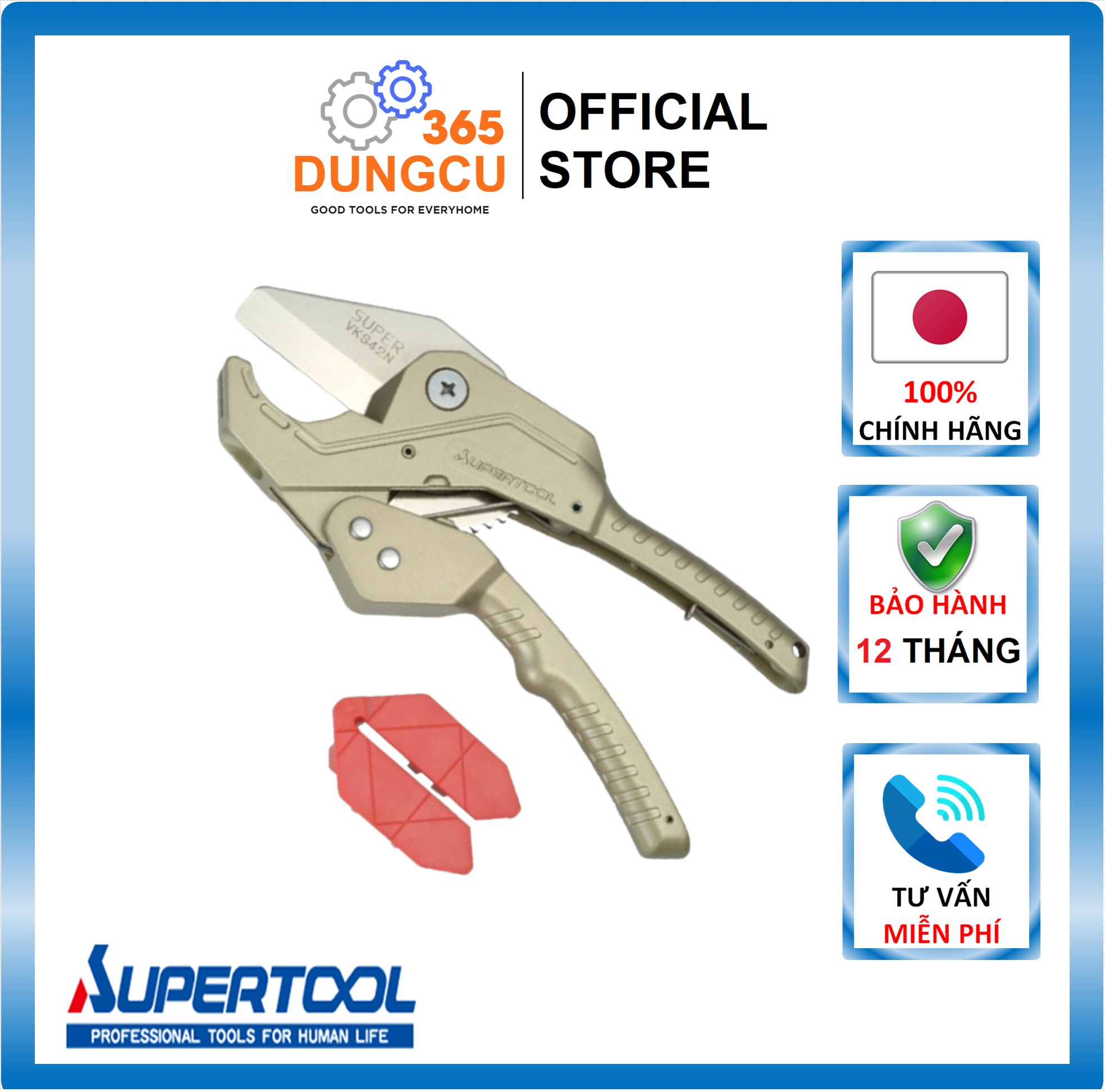 Kéo cắt ống VK42N SuperTool - Japan Hàng chính hãng