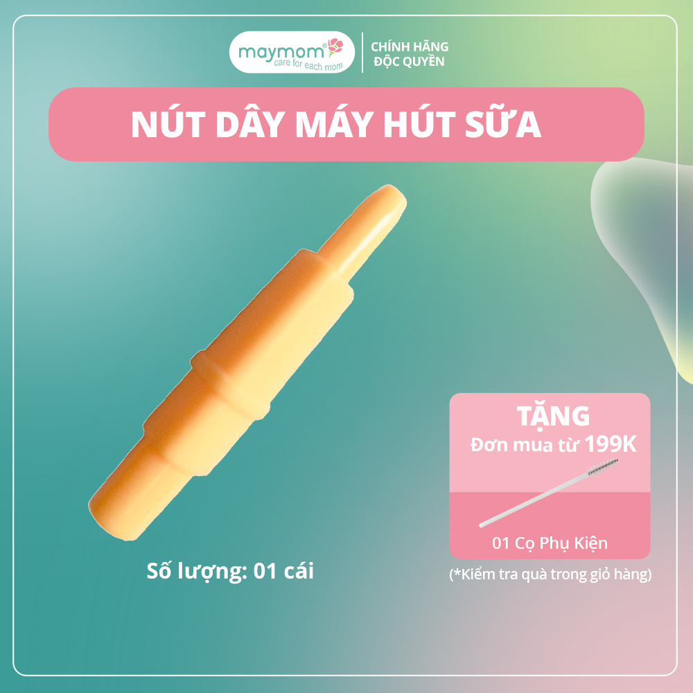 Nút dây hút sữa maymom, phụ kiện thay thế dây hơi máy hút sữa medela