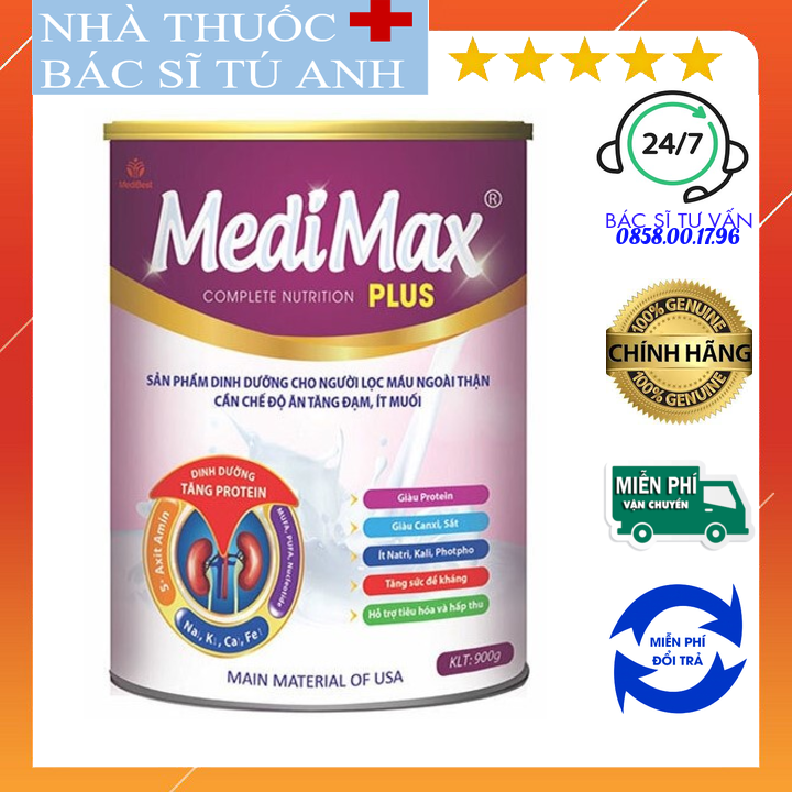 Sữa MediMax plus -dành cho người chạy thận