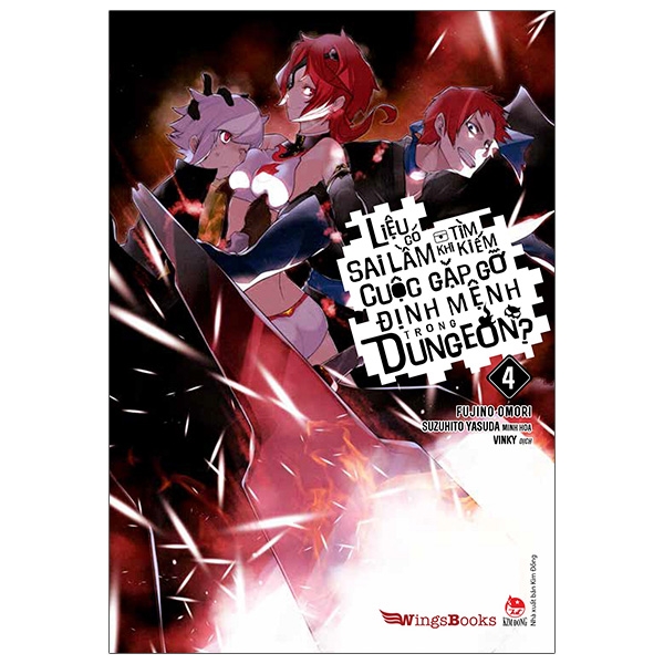Fahasa - Liệu Có Sai Lầm Khi Tìm Kiếm Cuộc Gặp Gỡ Định Mệnh Trong Dungeon - Tập 4 - Bản Giới Hạn - Tặng Kèm Bookmark + Postcard Mica