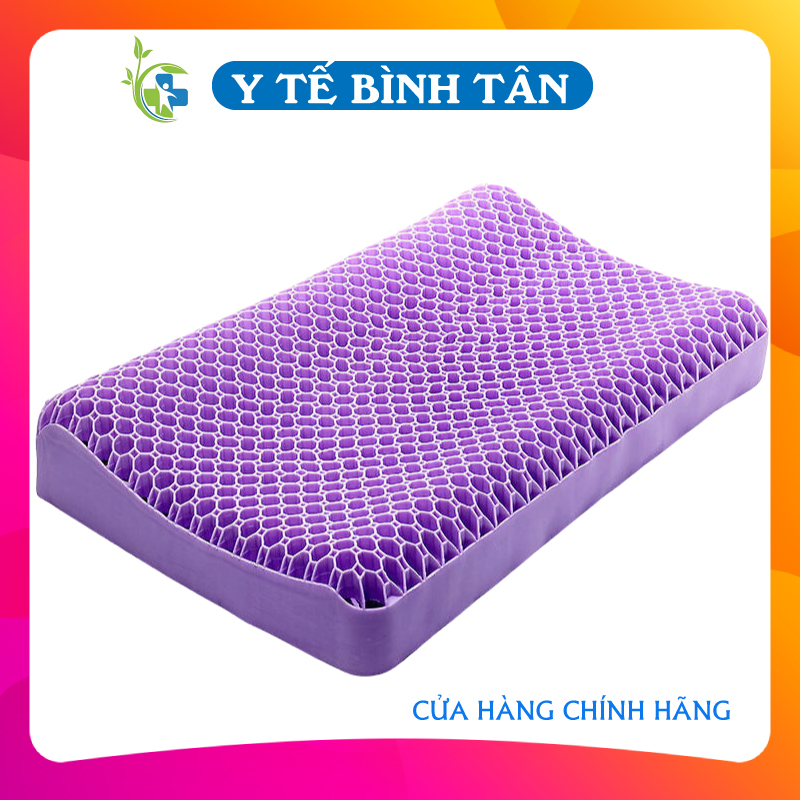 gối cao su non chống đau cổ vai gáy GS28 cao cấp, gối ngủ chống mỏi cổ, thoái hoá đốt sống cổ, độ đàn hồi cao giúp bảo vệ đốt sống cổ