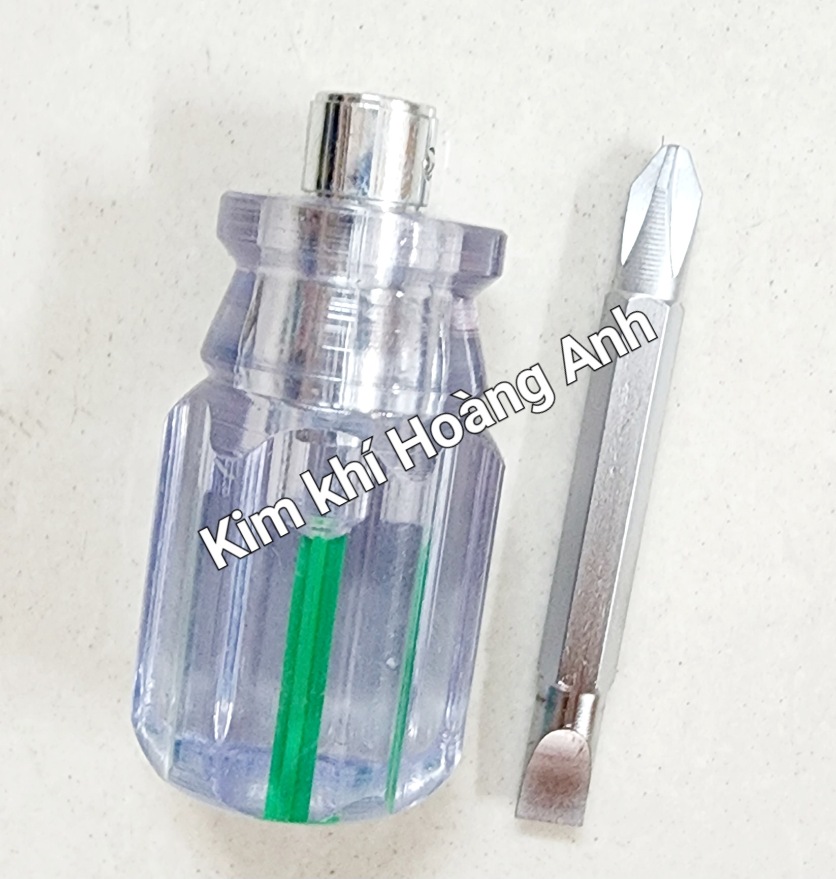 Tô vít ngắn trong suốt, tô vít lùn, tuốc nơ vít ngắn 2 đầu Bery