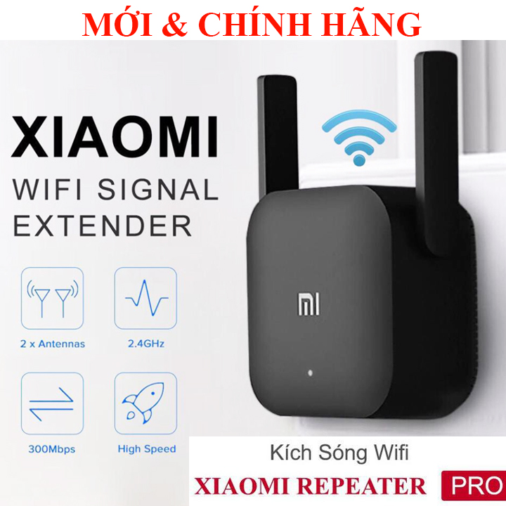 Bộ kích sóng wifi Xiaomi Wifi Repeater Pro Quốc tế