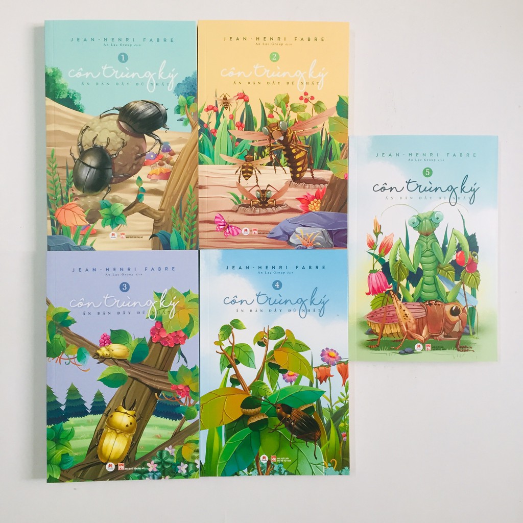 Sách - Côn trùng ký - combo 5 cuốn (Ấn bản đầy đủ )