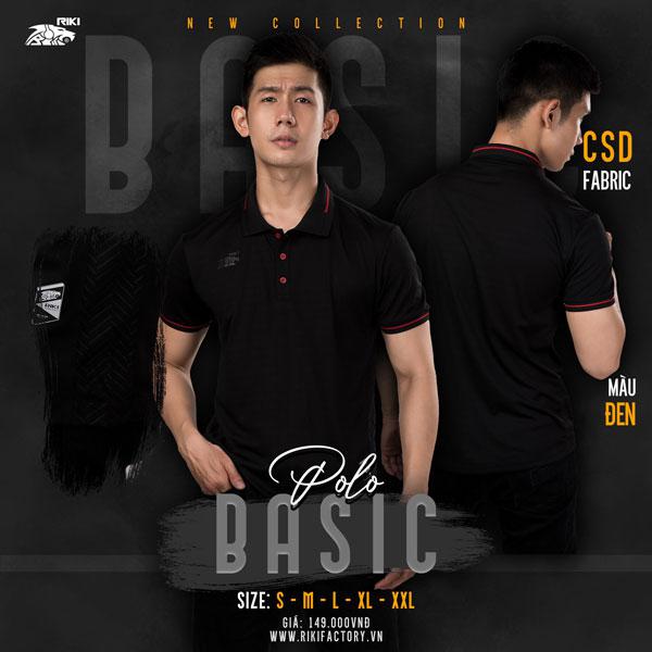 Áo polo riki basic, áo polo riki hàng chính hãng