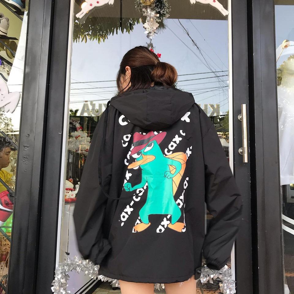 [HCM]ÁO KHOÁC DÙ TUỔI TEEN IN HOẠT HÌNH MỚI NHẤT - HIEEN FASHION
