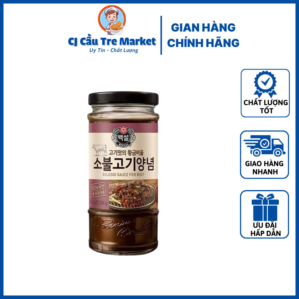 Sốt Ướp Thịt Bò Hàn Quốc BULGOGI Chai 290g Chất Lượng