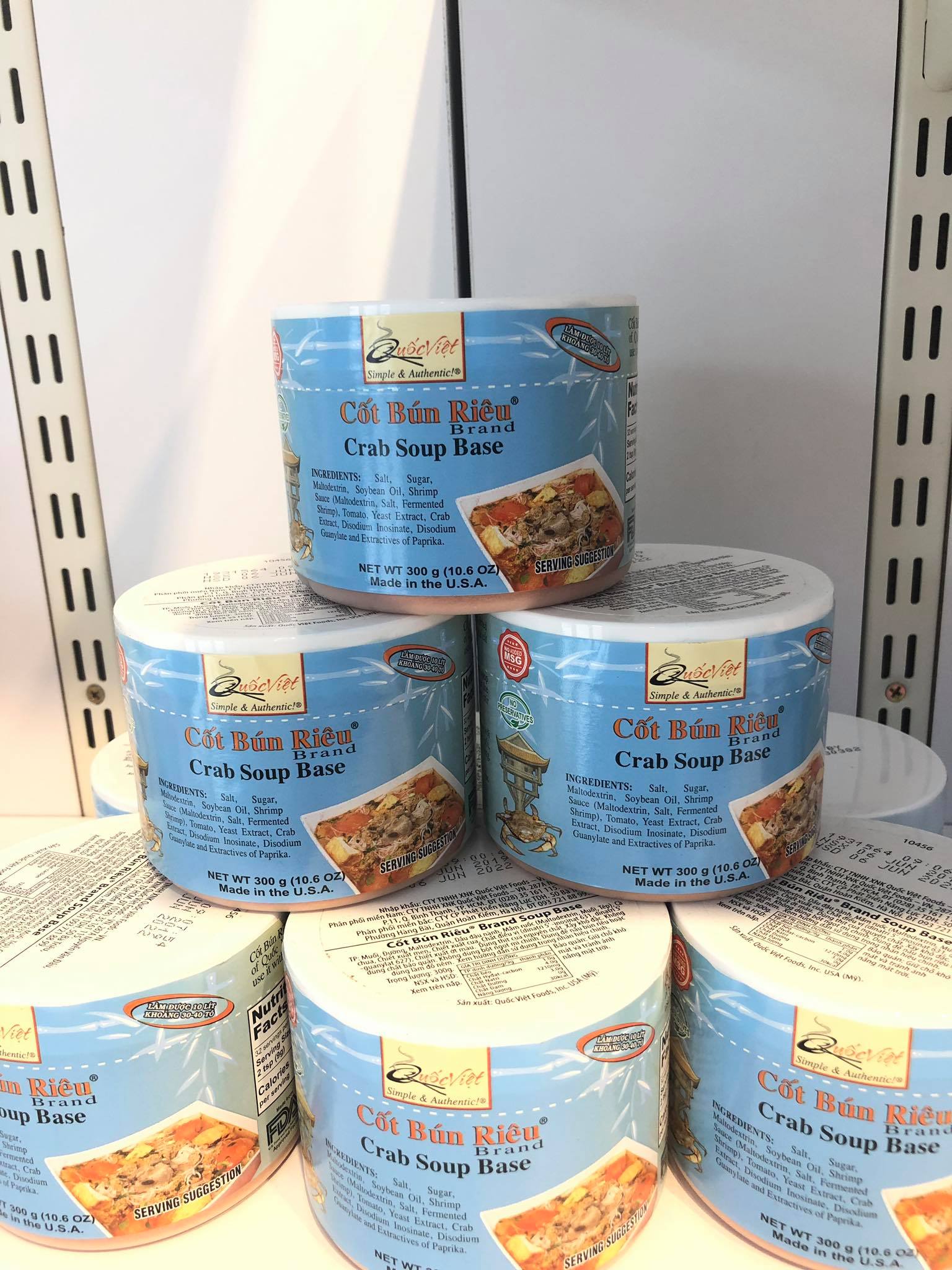 Gia vị nấu cốt bún riêu quốc việt foods 300g date mới nhất 2024