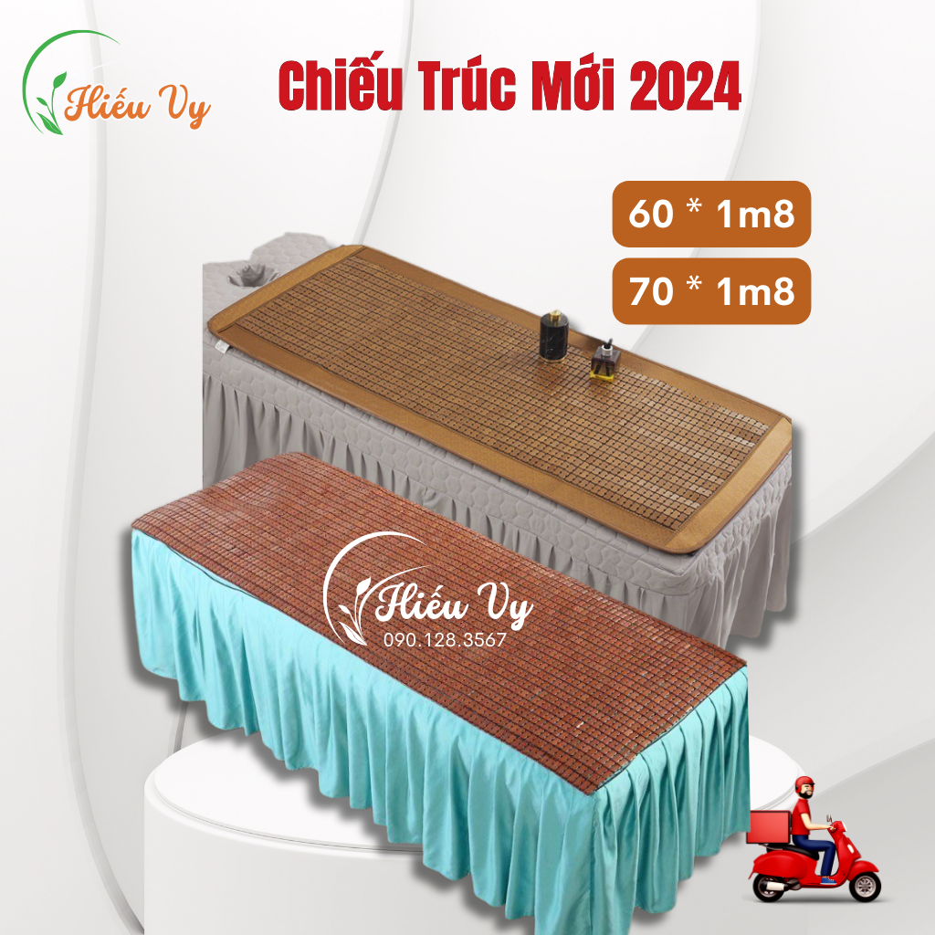 Chiếu trúc có viền, chiếu trúc không viền 60x1m8 trải giường spa, giường gội, ghế sofa, cabin oto