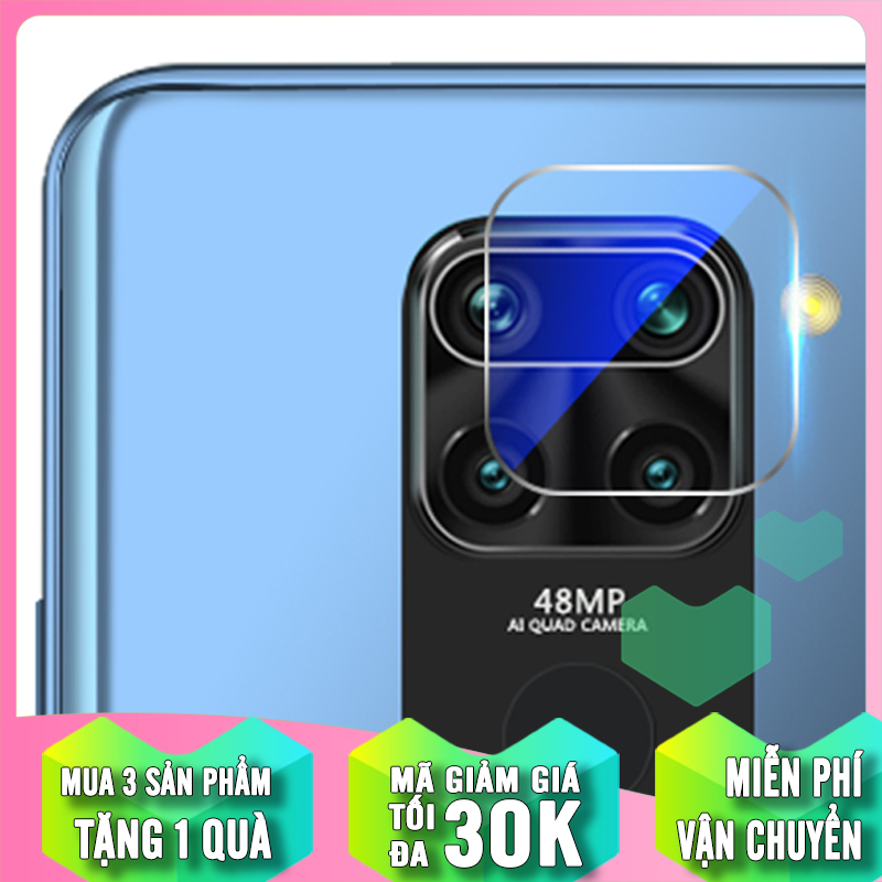 [MUA 1 TẶNG 1]Kính cường lực Camera cho Xiaomi Redmi Note 9 - Redmi 10X 4G