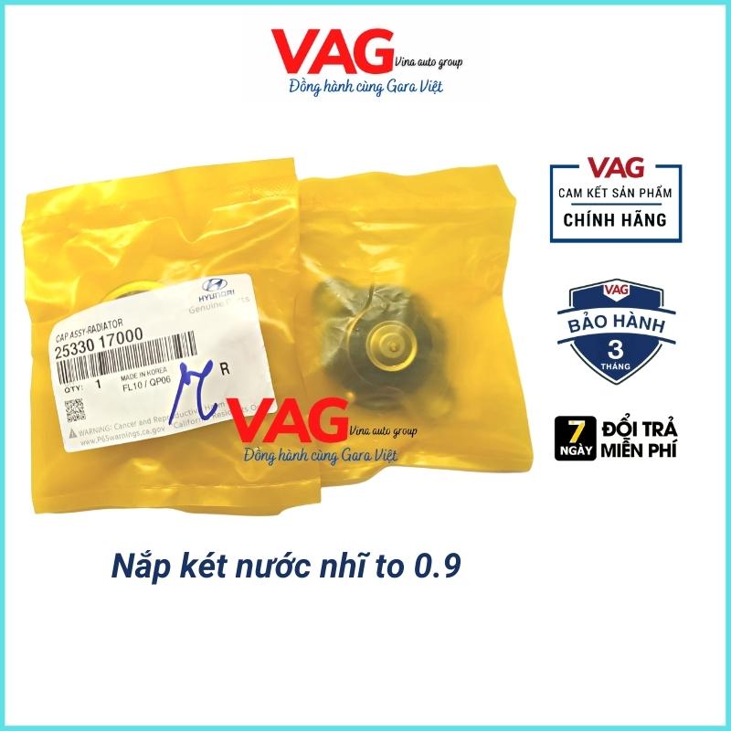 Nắp két nước nhĩ to 0.9 dùng cho kia, hyundai, nissan,...