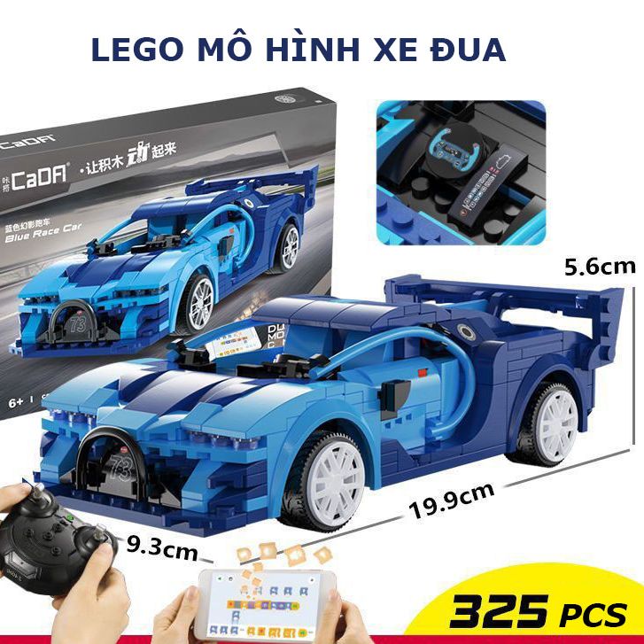 (sẵn hàng) Đồ Chơi Lắp Ráp LEGO Điều Khiển Từ Xa Mô Hình Siêu Xe Thể Thao 325 pcs model C51073