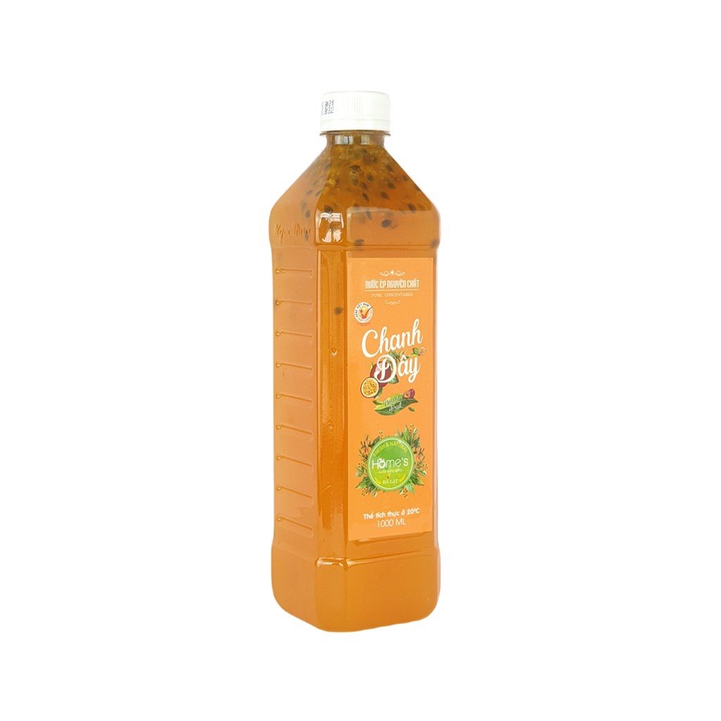 Nước cốt chanh dây tươi Đà Lạt 1000 ml lên men tự nhiên giúp đẹp da tăng cường sức đề kháng