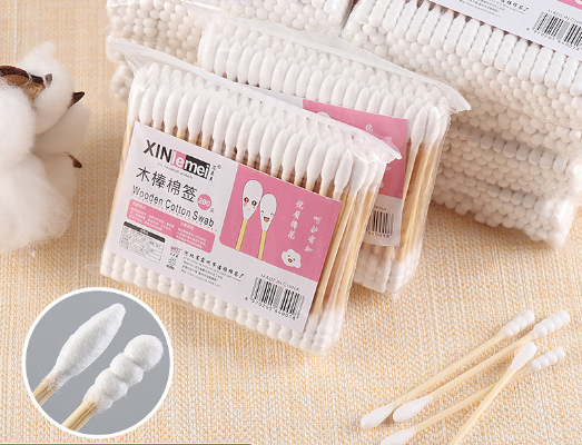 Gói 100 que tăm bông thân tre đầu xoắn chuyên dụng