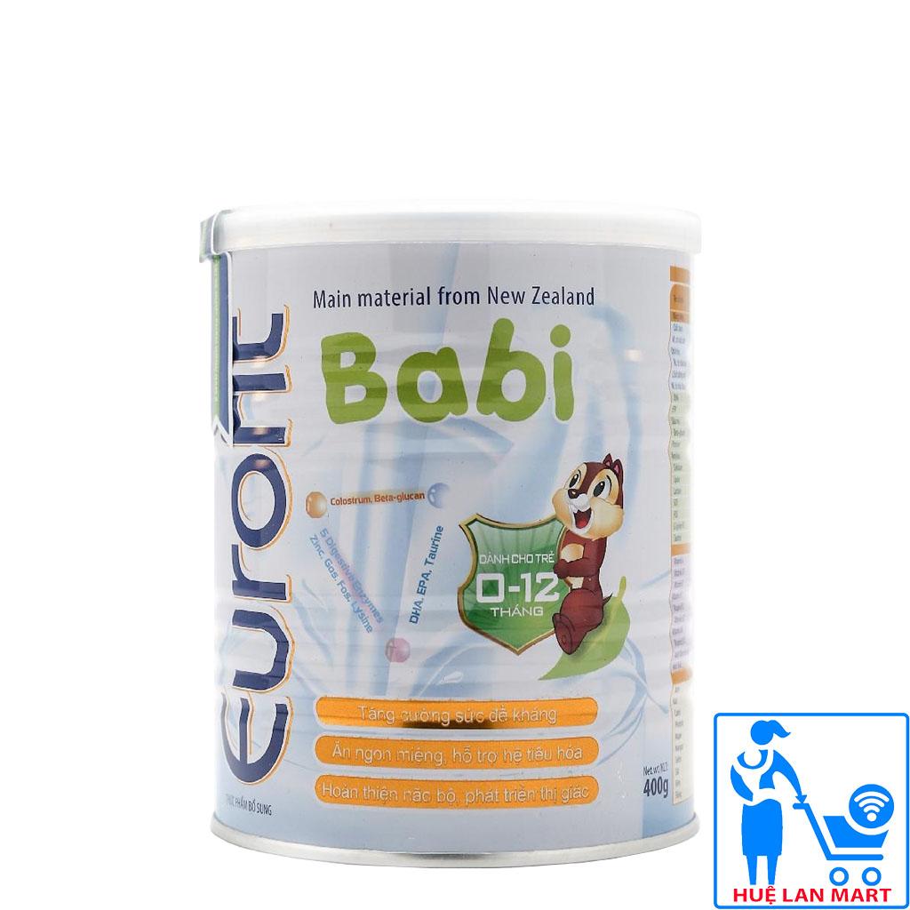 Sữa bột eurofit babi hộp 400g